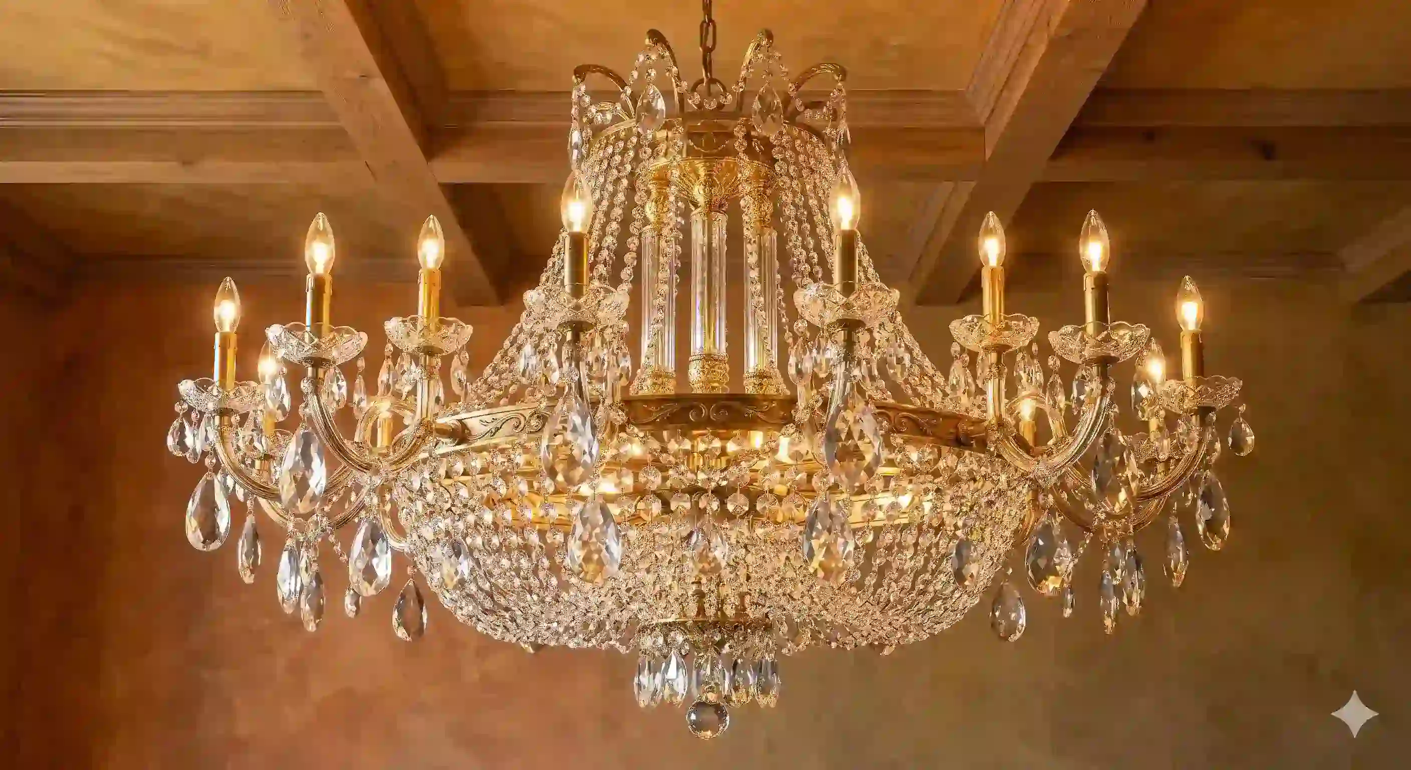 Lustre en cristal de palais